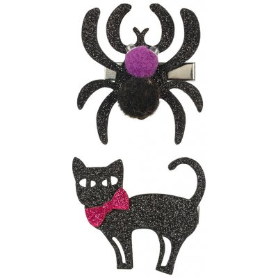 Souza! - Sponky do vlasů Sybil - halloweenská kočka a pavouk - 2 ks – Sleviste.cz