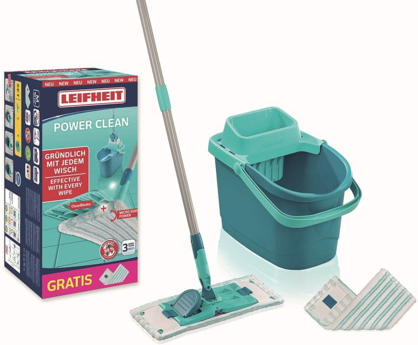 Leifheit PowerClean mop s kbelíkem a tyčí 55515