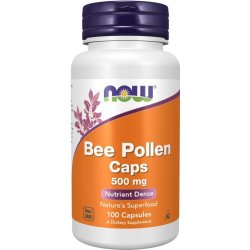 Now Foods Foods Včelí Pyl Bee Pollen 500 mg 100 kapslí