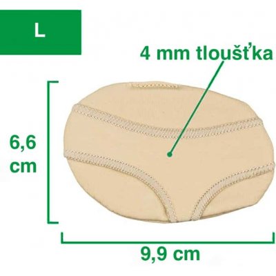ZBCH Návlek na nárt s gelovým polštářkem – Hledejceny.cz