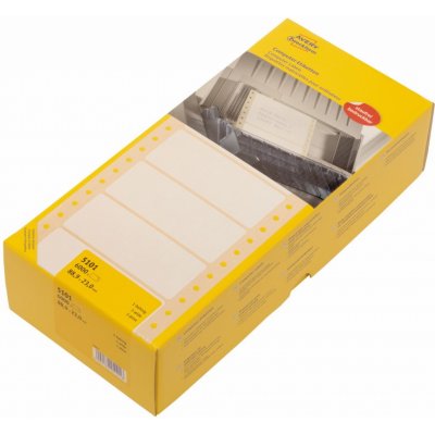 Avery Zweckform Etikety pro jehličkové tiskárny a ruční popis bílé 88,9 x 23 mm 5101 – Hledejceny.cz