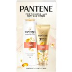 PANTENE Sada produktů Pantene Infinitely Long: šampon 400 ml + sérum 220 ml – Zboží Dáma