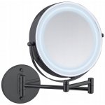 Wenko Kosmetické zrcátko LUMI s LED pro montáž na stěnumontáž bez vrtání – Sleviste.cz