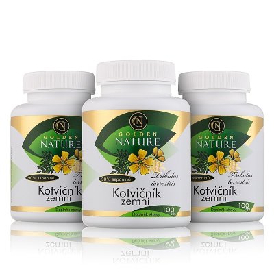 Golden Nature Kotvičník zemní 90% saponinů 300 kapslí – Hledejceny.cz