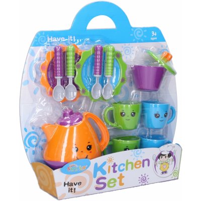 Wiky Nádobí na čaj barevné s obličejem set – Sleviste.cz