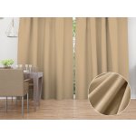 Biante Sametový závěs Velvet Premium SVP-006 Pískově béžový - šířka 270 cm 270x140 cm – Zboží Mobilmania