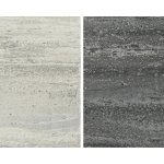 Polyform obkladová deska oboustranná travertin světlý/travertin tmavý 10x640x4100 mm – Zboží Dáma