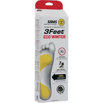 Sidas FEET ECO WINTER HIGH Zimní vložky do bot červená – Zboží Mobilmania