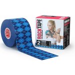 RockTape Kineziologický tejp Design Argyle Blue 5 cm x 5 m – Zboží Dáma