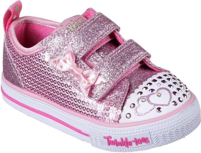 Skechers Twinkle Toes Itsy Bitsy Shoes Infant Girls Pink