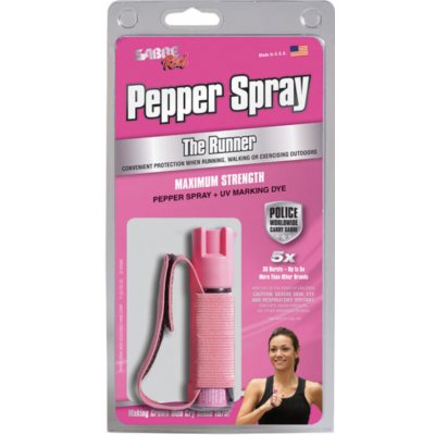 Sabre Red Obranný gel Runner pro běžce růžový – Zboží Dáma