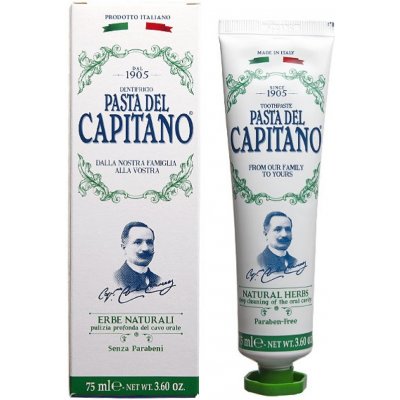 Pasta del Capitano 1905 Natural Herbs zubní pasta 75 ml