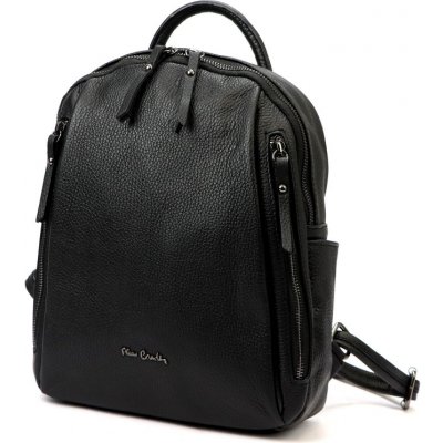 Pierre Cardin Kožený dámský batoh černý 8l – Sleviste.cz