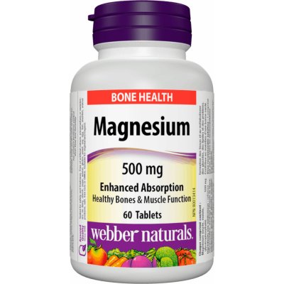 Webber Naturals Magnesium 60 tablet – Hledejceny.cz