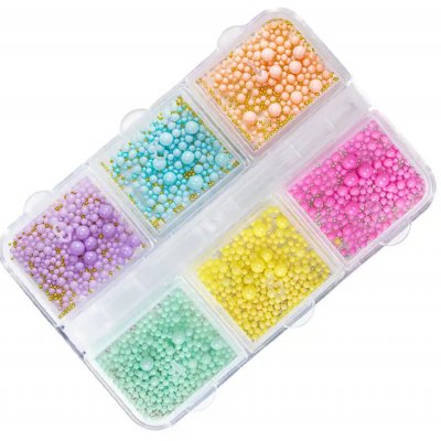 Starnails 3D ozdoby na nehty mix perliček bulion 02 – Hledejceny.cz
