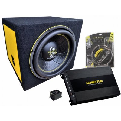 Ground Zero GZIW 12XSPL D2 Bass Kit-Ck