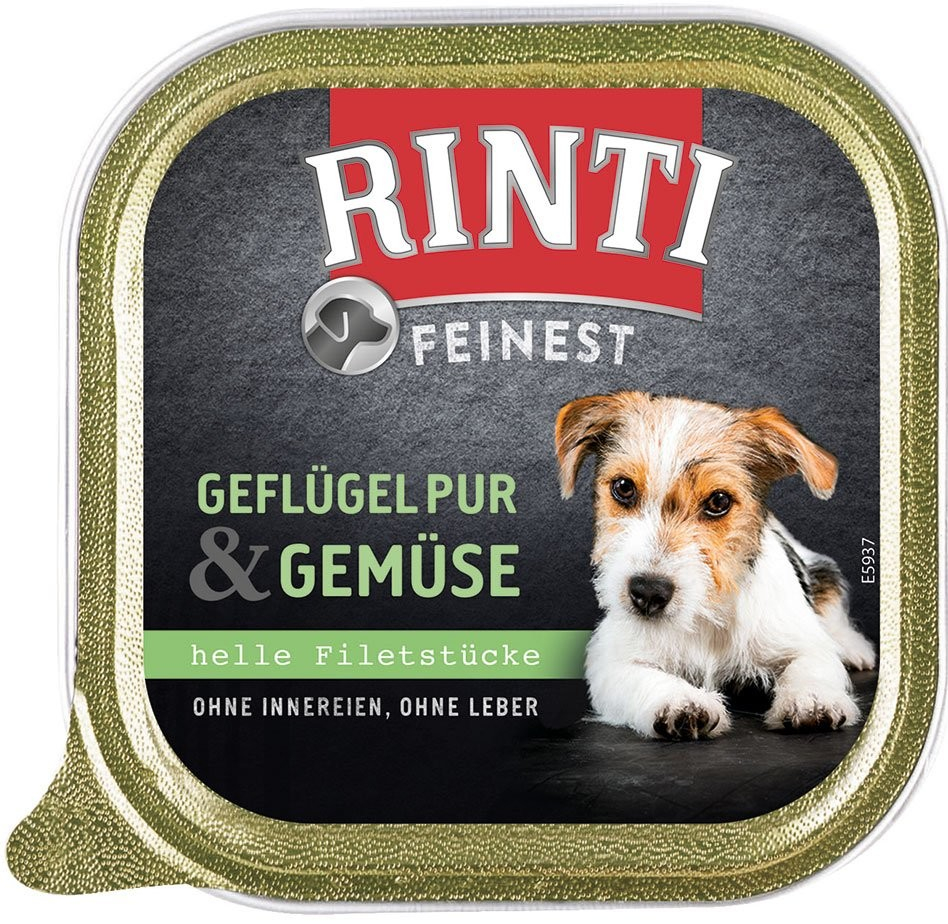 Rinti Feinest Adult Dog drůbeží a zelenina 11 x 150 g