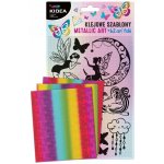 Kidea Lepicí šablony Metallic Art Magic – Hledejceny.cz