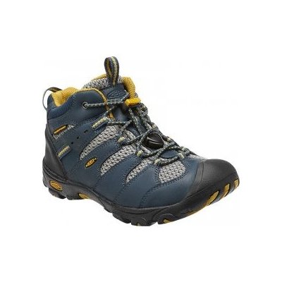 Keen Koven Mid WP K midnight navy/tawny olive modrá – Zboží Dáma