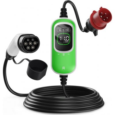 Xtend Solarmi EVSE AC přenosná třifázová nabíječka pro elektromobily pro domácnosti 11kW 400V 16A 6m kabel s konektorem T2 – Sleviste.cz