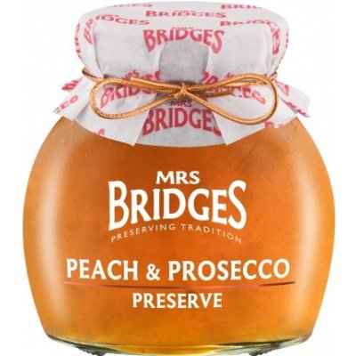 Mrs.Bridges Zavařenina broskev a Prosecco 340 g – Zboží Dáma