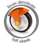 Smoby motorka s reflektorom Scooter modré gumenými kolesami Modré – Hledejceny.cz