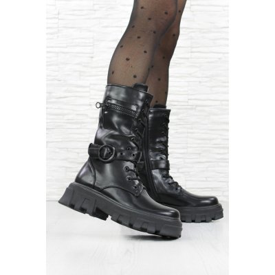 Cathay moda Dámské kozačky 0303B – Zboží Mobilmania