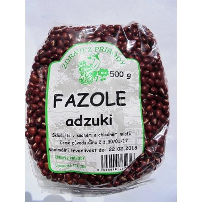 Zdraví z přírody Fazole Adzuki 0,5 kg – Zboží Dáma Zdraví z přírody Fazole Adzuki 0,5 kg – Zboží Dáma
