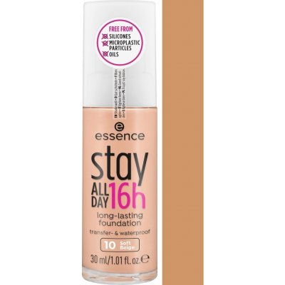 Essence Stay All Day 16h Long-lasting Foundation make-up 10 Soft Beige 30 ml – Zboží Dáma