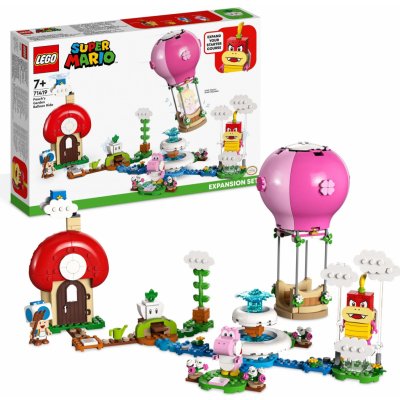 LEGO® Super Mario 71419 Peach a let balónem – Zboží Mobilmania