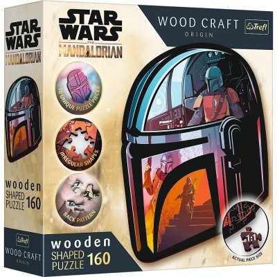 TREFL Wood Craft Origin The Mandalorian Setkání 160 dílků – Zbozi.Blesk.cz