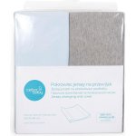 Ceba Potah na podložku 80 2 ks Light Grey Melange + Blue AGSW 820 116 027 50 x 70 – Hledejceny.cz