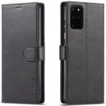 Pouzdro IMEEKE PU kožené peněženkové Samsung Galaxy S20 Plus - černé