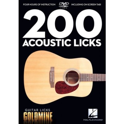 200 Acoustic Licks DVD – Zboží Mobilmania