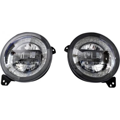 Sada 9" LED světlometů, RGB, Jeep Wrangler JL, Jeep Gladiator JT, serie Diamond Eye – Zbozi.Blesk.cz