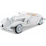 Maisto Mercedes Benz 500K 1936 bílý 1:18 – Zboží Mobilmania