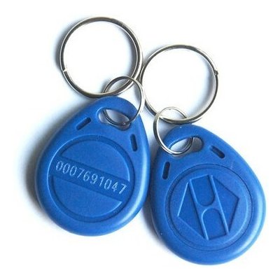 Přívěsek na klíče RFID EM 125kHz, modrý, čip EM4100 TK4100 SEBURY TAG2 – Hledejceny.cz