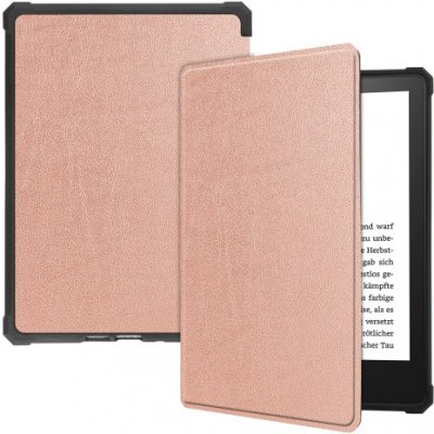 Vsechnonamobil LEATHER Zaklápěcí obal Amazon Kindle Paperwhite 537717 růžový – Zboží Mobilmania