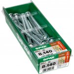 Spax Vrut talíř.hlava Hi.Force T-Star+ T40 4CUT část.závit Wirox 8x140 mm 16 ks – Hledejceny.cz