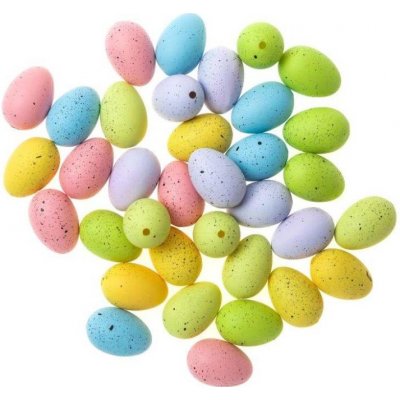 Dekorace vejce 3cm 36ks mix barev – Hledejceny.cz