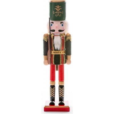 MagicHome Vánoční figurka Woodeco Louskáček s kloboukem dřevo – Hledejceny.cz