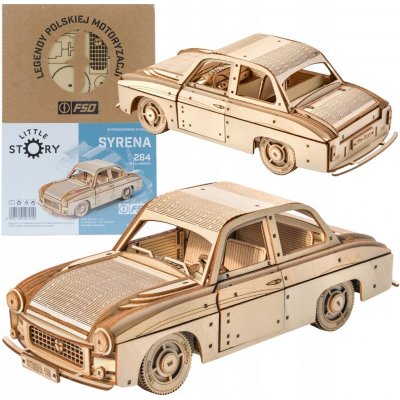 Little Story Dřevěné 3D puzzle Syrena 105 264 ks – Hledejceny.cz