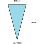 sáček kornout celofán. 15x25 cm TA (č.874)/ 100 ks – Hledejceny.cz