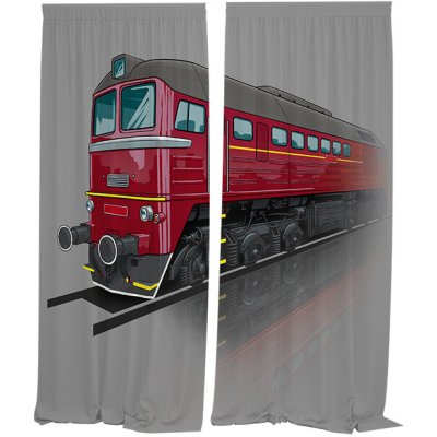 IMPAR Závěsy Sergej (Rozměr : 140x250, Materiál: Interlock) – Hledejceny.cz
