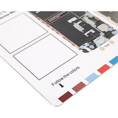 AppleMix Magnetická podložka pro šroubky Apple iPhone 6 (rozměr 25x25cm) – HobbyKompas.cz