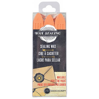 Manuscript Sada pečetících vosků 3 ks broskovové – Zboží Dáma