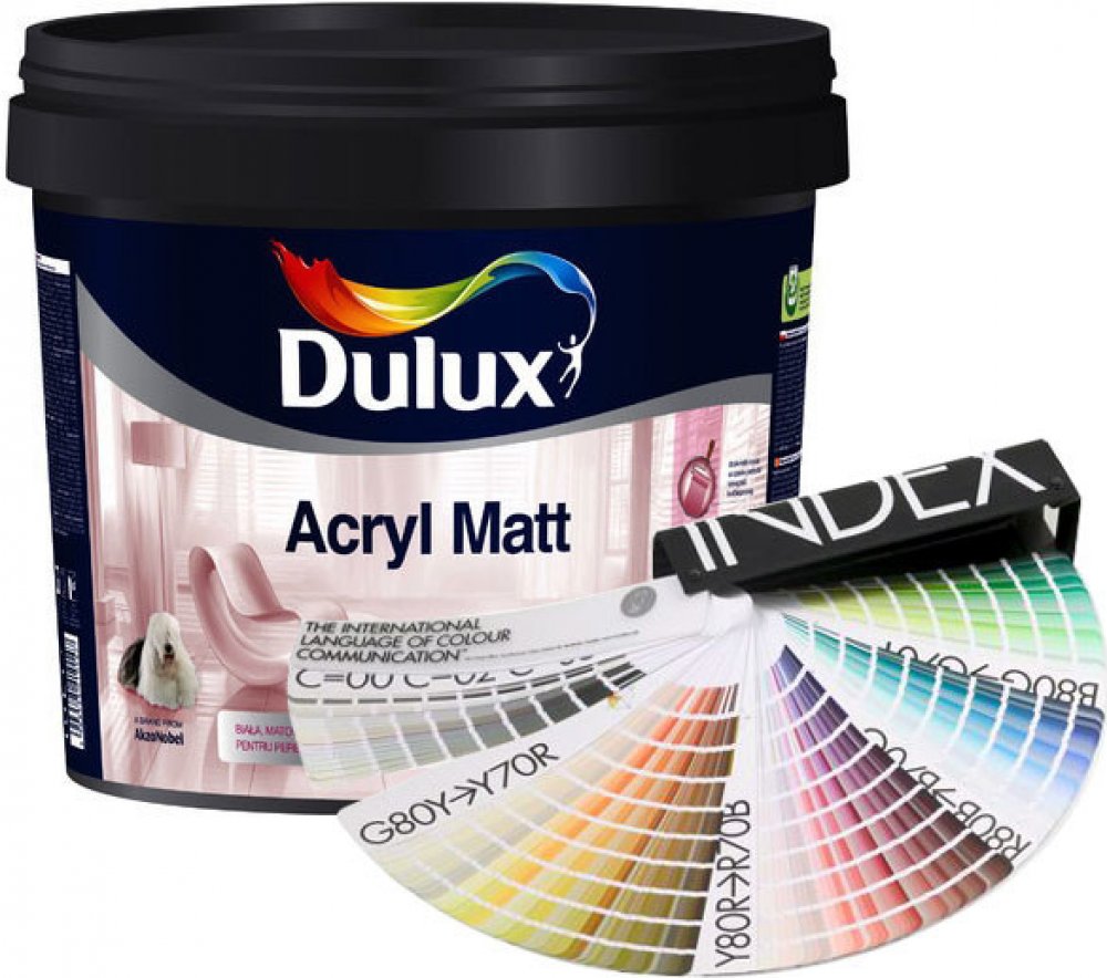 DULUX Interiérová barva Acryl Matt - Míchaný odstín 10L | Srovnanicen.cz