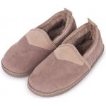 Vlnka dámské kožené bačkory s ovčí vlnou Daniela béžová – Zboží Dáma