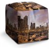 Sedací vak a pytel Sablio taburet Cube městský přístav 40x40x40 cm