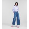 Dámské džíny Karl Lagerfeld BLUE DENIM CULOTTES W/LOGO